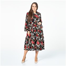 Платье, трикотаж, черный