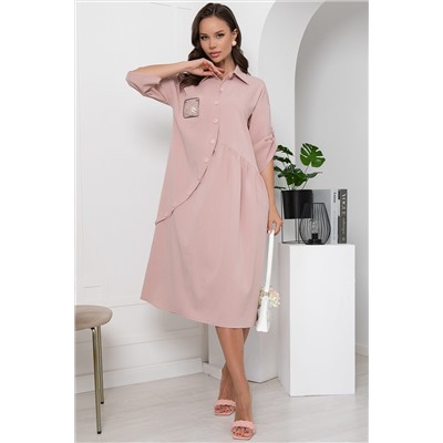 Платье "Индира" (пыльная роза) П5943