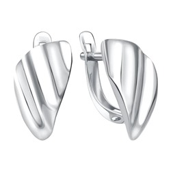 Серьги из серебра без вставки, Л-27934