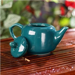 Набор для чайной церемонии керамический «Небо», 7 предметов: 6 пиал 70 мл, чайник 180 мл, цвет изумрудный