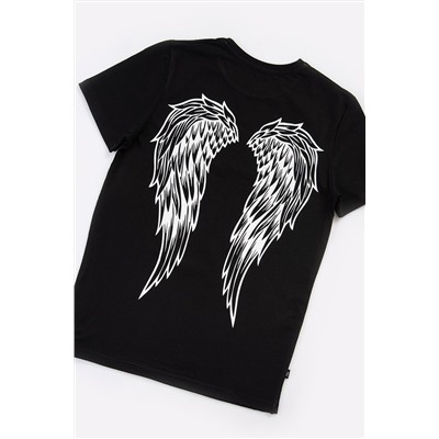 Футболка HF020 HAPPY FOX Angel детская (Черный)