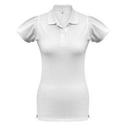 Рубашка поло женская Heavymill белая
