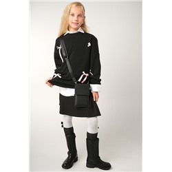 Свитшот оверсайз для девочки из футера трехнитки Happyfox