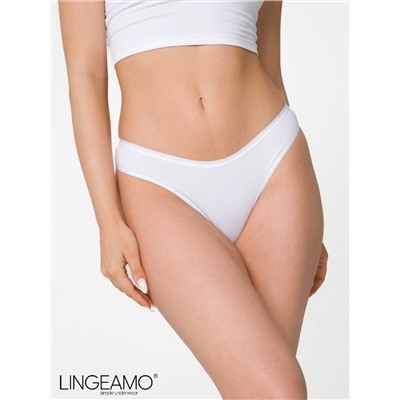 Трусы женские стринги Lingeamo белые ЛС-18 (1)
