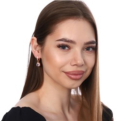Серьги коллекция "Дубай" покрытие позолота, прозрачный камень, 54145, арт. 947.215
