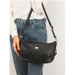 Сумка женская искусственная кожа VSH-V-0216,  1отд+карм/перег,  плечевой ремень,  черный 250014