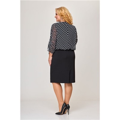 Alani Collection 1779 черный+белый, Платье