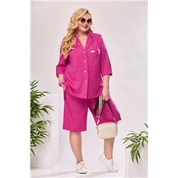 Romanovich Style 2-2489 малиновый, Блуза,  Шорты