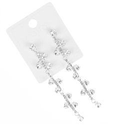 Вечерние серьги MON ANGE SILVER