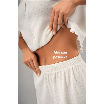 Женская пижама с шортами из ажурного хлопка Happyfox