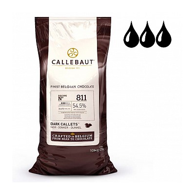 Шоколад Callebaut Темный 54% (мешок 10 кг) (811NV-595)