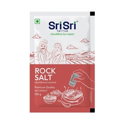 ROCK SALT Premium Quality, Sri Sri Tattva (СОЛЬ КАМЕННАЯ Премиум качество, Шри Шри Таттва), 100 г.