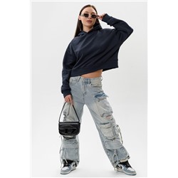 Худи укороченное оверсайз НАТАЛИ #1043903