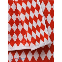 Полотенце махровое пестротканое жаккардовое 7197, Ромбы-2 С106-ЮА-7197-2