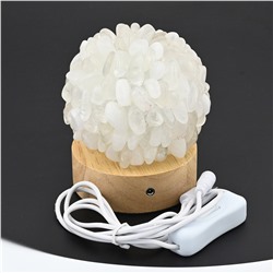Ночник USB с камнем Горный хрусталь