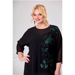 Romanovich Style 3-2256 изумруд, Брюки,  Блуза,  Топ