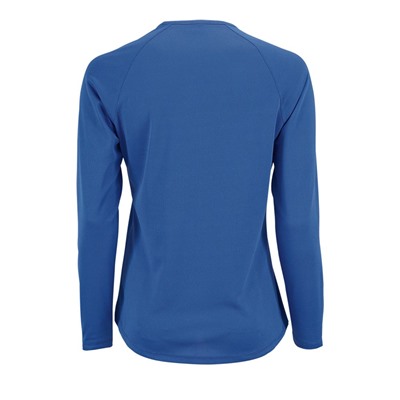 Футболка с длинным рукавом Sporty LSL Women, ярко-синяя