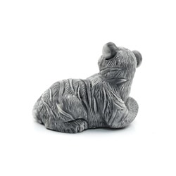 Фигурка из мраморной крошки "Тигр лежит маленький" 40*20*30мм