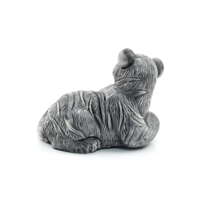 Фигурка из мраморной крошки "Тигр лежит маленький" 40*20*30мм