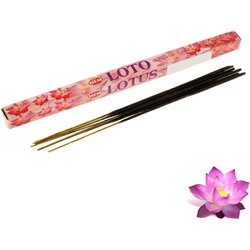 Hem Incense Sticks LOTUS (Благовония ЛОТОС, Хем), уп. 8 палочек.