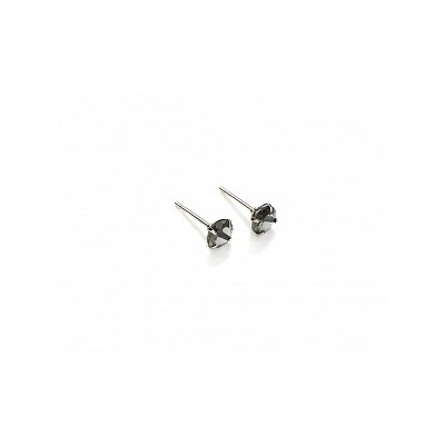 Серьги-гвоздики PR1469 -6 серый