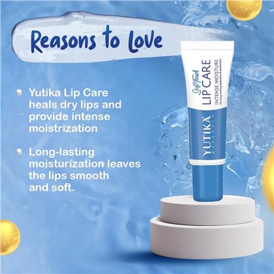 Soft Touch LIP CARE Intense Moisture, Yutika (Софт Тач БАЛЬЗАМ  ДЛЯ ГУБ интенсивное увлажнение, Ютика), 10 мл.