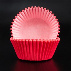 Капсулы бумажные Красные 50*30 мм, 1000 шт