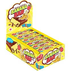 Батончик-суфле клубнично-банановый «Banana bar», 35 г