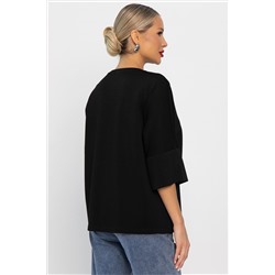 Блуза Фауст (черная) Б14202-20М