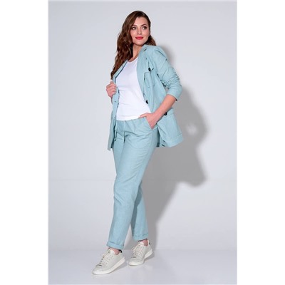 Liona Style 836 лазурный, Брюки,  Жакет