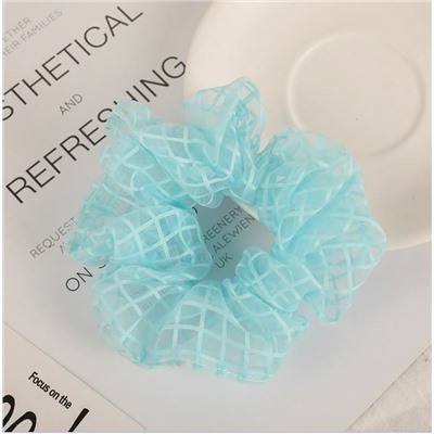 Sale 10%! Модный аксессуар !!! Невероятно женственная и нежная резинка для волос, Цвет бирюза, 1 шт.
