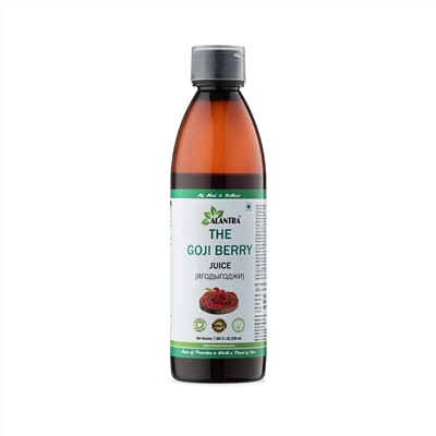 THE GOJI BERRY Juice, Alantra (Аюрведический сок ЯГОДЫ ГОДЖИ антиоксидант, Алантра), 250 мл.