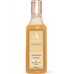 SULPHATE FREE SHAMPOO with sea buckthorn oil & shikakai, Aaranyaa (БЕЗСУЛЬФАТНЫЙ ШАМПУНЬ с маслом облепихи и шикакай, Аараньяа), 250 мл. - СРОК ГОДНОСТИ ДО 31 ИЮЛЯ 2025 ГОДА