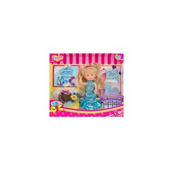 Paula. Игровой набор "Paula. Модница" синее платье 4714