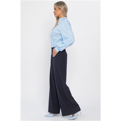 Брюки палаццо Настроение города (темно-синие) Б14510-8М
