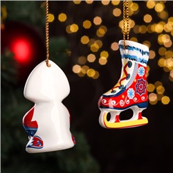 Набор ёлочных игрушек "Машенька и конек", 6 см