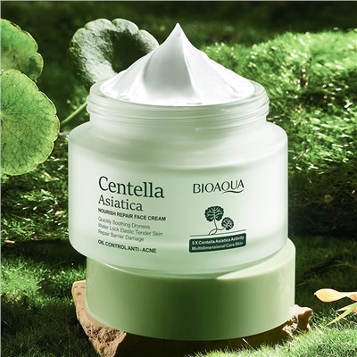 Успокаивающий крем с экстрактом центеллы азиатской BIOAQUA, 50 гр.