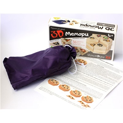 Игра 3D Мемори «Монстрики»