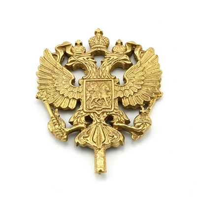 Герб двухсторонний из бронзы 65*60*5м