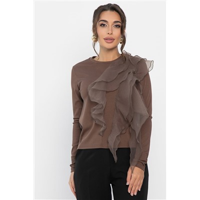 Блуза Риана (коричневая) Б14223-5М