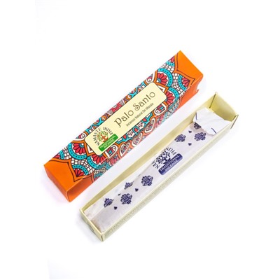 PALO SANTO Natural Masala Incense, Namaste India (ПАЛО САНТО натуральные масала благовония, Намасте Индия), уп. 15 г.