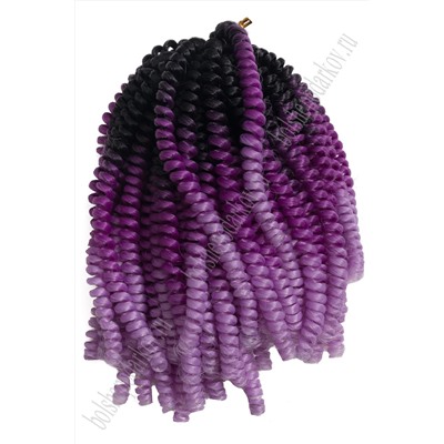 Кудри трехцветные 35 см (30 шт) SF-6087, №С5