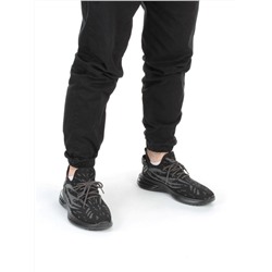 HA101 BLACK/GRAY Кроссовки летние мужские (текстиль) размер