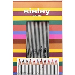 Карандаши для глаз Sisley цветные (упаковка-12шт.)
