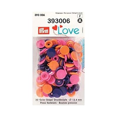 KНОПКИ COLOR SNAPS PRYMLOVE 12ММ 30ШТ PRYM