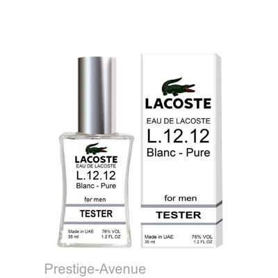 Тестер Lacoste - L.12.12 Blanc for men 35 ml Made in UAE