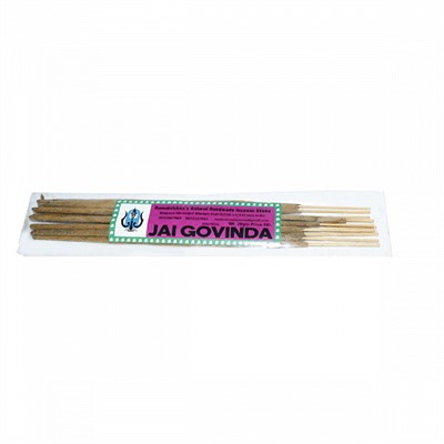 JAI GOVINDA Ramakrishna's Natural Handmade Incense Sticks (ДЖЕЙ ГОВИНДА натуральные благовония ручной работы, Рамакришна), 20 г.