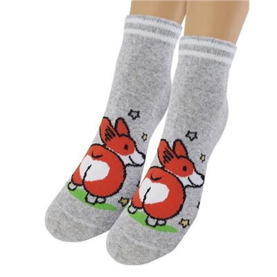 Носки TOUCH Женские р.23-25 Корги, кошка, панда арт.2276