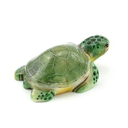 Скульптура из селенита "Черепаха морская" 115*83*42мм