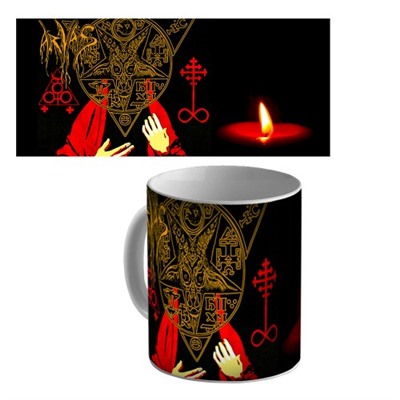Кружка керамическая "Baphometh" (devil)